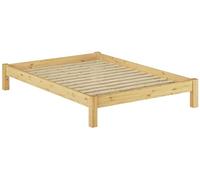 Solido matrimoniale futon in pino per materasso140x200 con doghe rigide 60.35-14