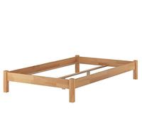 Erst-Holz Solido Telaio Letto futon 120x200 in Faggio massello Senza doghe e Materasso 60.84-12oR