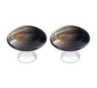 ERSTSNCK Jupiter - Pomelli per armadietti paesaggistici, con foro singolo, con vite, semplici pomelli rotondi per armadietti da cucina, cassettiere, armadi da bagno e armadi