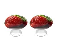 ERSTSNCK Pomelli per armadietti a forma di fragola, con foro singolo, con vite, semplici pomelli rotondi per armadietti da cucina per cassettiere da cucina, armadietti da bagno e armadi