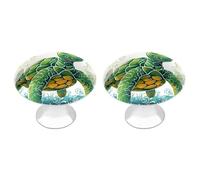 ERSTSNCK Pomelli per armadietti a forma di tartaruga a forma di tartaruga con foro singolo solido con vite Pomelli rotondi semplici per armadio da cucina per cassettiere da cucina armadi e armadi da