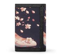 ERSTSNCK Portafoglio da viaggio con tacco alto in cristallo, elegante porta carte d'identità, sottile, tre volte per uomini e donne