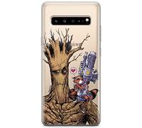 ERT GROUP Cover per Samsung S10 5G Originale e ufficiale Marvel Modello Gaurdians of The Galaxy 001 perfettamente adattato alla forma del telefono cellulare, parzialmente trasparente