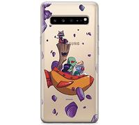ERT GROUP Cover per Samsung S10 5G Originale e ufficiale Marvel Modello Gaurdians of The Galaxy 010 perfettamente adattato alla forma del telefono cellulare, parzialmente trasparente