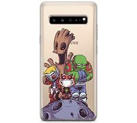 ERT GROUP Cover per Samsung S10 5G Originale e ufficiale Marvel Modello Gaurdians of The Galaxy 017 perfettamente adattato alla forma del telefono cellulare, parzialmente trasparente