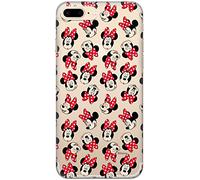 ERT GROUP Custodia originale e ufficiale Disney Minnie e Mickey Mouse per iPhone 7 Plus, iPhone 8 Plus, Cover in plastica TPU silicone protegge da urti e graffi