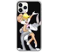 ERT GROUP Custodia originale Looney Tunes Lola Bunny and Bugs Bunny per iPhone 11, cover in silicone liquido, flessibile e sottile, protettiva per schermo, antiurto e antigraffio