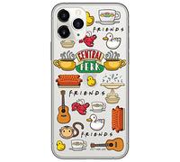 ERT GROUP custodia per cellulare per Apple Iphone 11 originale e con licenza ufficiale Friends, modello 014 adattato in modo ottimale alla forma dello smartphone, parzialmente trasparente