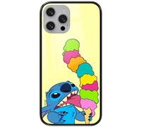 ERT GROUP custodia per cellulare per Apple Iphone 13 PRO originale e con licenza ufficiale Disney, modello Stitch 015 in vetro temperato, custodia protettiva