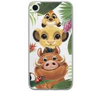 ERT GROUP custodia per cellulare per Apple Iphone XR originale e con licenza ufficiale Disney, modello Simba & Friends 003 adattato alla forma dello smartphone, parzialmente trasparente
