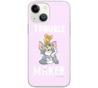 ERT GROUP custodia per cellulare per Iphone 13 originale e con licenza ufficiale Tom and Jerry, modello Tom and Jerry 006 adattato in modo ottimale alla forma dello smartphone, custodia in TPU