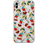 Ert Group custodia per cellulare per Iphone XS Max originale e con licenza ufficiale Disney, modello Pinocchio 002 adattato in modo ottimale alla forma dello smartphone, parzialmente trasparente