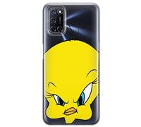 ERT GROUP custodia per cellulare per Oppo A92/ A72/ A52 originale e con licenza ufficiale Looney Tunes, modello Tweety 002, parzialmente trasparente