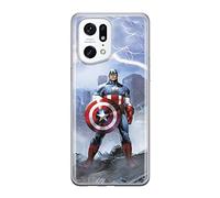 Ert Group custodia per cellulare per Oppo FIND X5 PRO originale e con licenza ufficiale Marvel, modello Captain America 003 adattato in modo ottimale alla forma dello smartphone, custodia in TPU