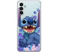 Ert Group custodia per cellulare per Samsung A13 5G/A04S originale e con licenza ufficiale Disney, modello Stitch 001 adattato in modo ottimale alla forma dello smartphone, parzialmente trasparente