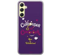 ERT GROUP custodia per cellulare per Samsung A34 5G originale e con licenza ufficiale Disney, modello Alice 009 adattato in modo ottimale alla forma dello smartphone, custodia in TPU