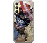 ERT GROUP custodia per cellulare per Samsung A34 5G originale e con licenza ufficiale Marvel, modello Capitan America 021 adattato in modo ottimale alla forma dello smartphone, custodia in TPU