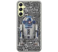 ERT GROUP custodia per cellulare per Samsung A34 5G originale e con licenza ufficiale Star Wars, modello R2D2 004 adattato in modo ottimale alla forma dello smartphone, custodia in TPU