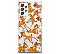 Ert Group custodia per cellulare per Samsung A52 5G / A52 LTE 4G / A52S 5G originale e con licenza ufficiale Disney, modello Bambi 017 adattato alla forma dello smartphone, parzialmente trasparente
