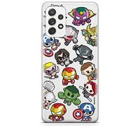 ERT GROUP custodia per cellulare per Samsung A52 5G / A52 LTE 4G / A52S 5G originale e con licenza ufficiale Marvel, modello Avengers 024 adattato alla forma dello smartphone, parzialmente trasparente