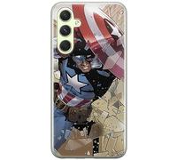 ERT GROUP custodia per cellulare per Samsung A54 5G originale e con licenza ufficiale Marvel, modello Capitan America 021 adattato in modo ottimale alla forma dello smartphone, custodia in TPU