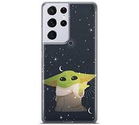 Ert Group custodia per cellulare per Samsung S21 ULTRA originale e con licenza ufficiale Star Wars, modello Baby Yoda 024 adattato in modo ottimale alla forma dello smartphone, custodia in TPU