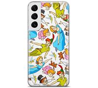 Ert Group custodia per cellulare per Samsung S22 PLUS originale e con licenza ufficiale Disney, modello Peter Pan 002 adattato in modo ottimale alla forma dello smartphone, parzialmente trasparente