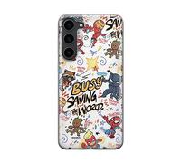 Ert Group custodia per cellulare per Samsung S23 PLUS originale e con licenza ufficiale Marvel, modello Avengers 026 adattato in modo ottimale alla forma dello smartphone, custodia in TPU