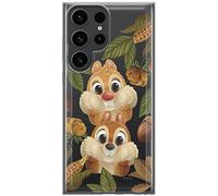 ERT GROUP custodia per cellulare per Samsung S23 ULTRA originale e con licenza ufficiale Disney, modello Chip & Dale 002 adattato in modo ottimale alla forma dello smartphone, parzialmente trasparente