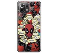 Ert Group custodia per cellulare per Xiaomi 11 Lite 4G/5G originale e con licenza ufficiale Marvel, modello Deadpool 008, custodia in TPU