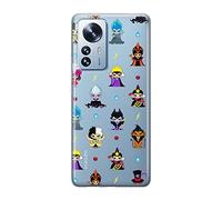 Ert Group custodia per cellulare per Xiaomi 12 / 12X originale e con licenza ufficiale Disney, modello Disney Villains 007 adattato alla forma dello smartphone, parzialmente trasparente