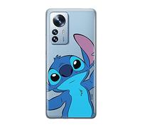 Ert Group custodia per cellulare per Xiaomi 12 / 12X originale e con licenza ufficiale Disney, modello Stitch 018 adattato in modo ottimale alla forma dello smartphone, parzialmente trasparente