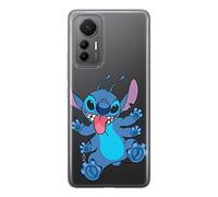 Ert Group custodia per cellulare per Xiaomi 12 LITE originale e con licenza ufficiale Disney, modello Stitch 019 adattato in modo ottimale alla forma dello smartphone, parzialmente trasparente