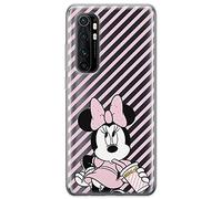 ERT GROUP custodia per cellulare per Xiaomi MI NOTE 10 Lite originale e con licenza ufficiale Disney, modello Minnie 017 adattato in modo ottimale alla forma dello smartphone, parzialmente trasparente
