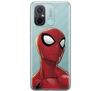 ERT GROUP custodia per cellulare per Xiaomi REDMI 12C/ REDMI 11A originale e con licenza ufficiale Marvel, modello Spider Man 003 adattato alla forma dello smartphone, parzialmente trasparente