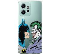 ERT GROUP custodia per cellulare per Xiaomi REDMI NOTE 12 4G originale e con licenza ufficiale DC, modello Batman & Joker 005 adattato alla forma dello smartphone, parzialmente trasparente