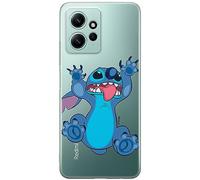 ERT GROUP custodia per cellulare per Xiaomi REDMI NOTE 12 4G originale e con licenza ufficiale Disney, modello Stitch 020 adattato alla forma dello smartphone, parzialmente trasparente