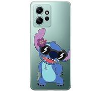 ERT GROUP custodia per cellulare per Xiaomi REDMI NOTE 12 4G originale e con licenza ufficiale Disney, modello Stitch 007 adattato alla forma dello smartphone, parzialmente trasparente