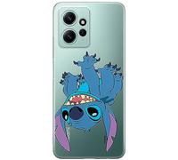 ERT GROUP custodia per cellulare per Xiaomi REDMI NOTE 12 4G originale e con licenza ufficiale Disney, modello Stitch 013 adattato alla forma dello smartphone, parzialmente trasparente