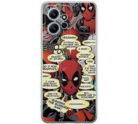 ERT GROUP custodia per cellulare per Xiaomi REDMI NOTE 12 4G originale e con licenza ufficiale Marvel, modello Deadpool 008 adattato in modo ottimale alla forma dello smartphone, custodia in TPU
