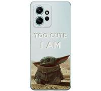 ERT GROUP custodia per cellulare per Xiaomi REDMI NOTE 12 4G originale e con licenza ufficiale Star Wars, modello Baby Yoda 004 adattato in modo ottimale alla forma dello smartphone, custodia in TPU
