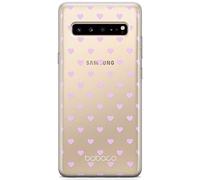 ERT GROUP Custodia per Samsung S10 5G Originale e ufficiale Babaco Modello Less is More 001 ottimale si adatta alla forma del telefono cellulare, parzialmente trasparente