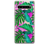 ERT GROUP Custodia per Samsung S10 5G Originale e ufficiale Babaco Motivo Fruits and Flowers 004 perfettamente adattabile alla forma del telefono cellulare, parzialmente trasparente