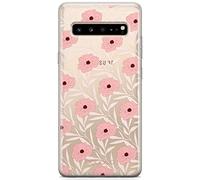 ERT GROUP Custodia per Samsung S10 5G Originale e ufficiale Babaco Motivo Fruits and Flowers 017 perfettamente adattata alla forma del telefono cellulare, parzialmente trasparente