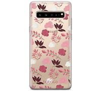 ERT GROUP Custodia per Samsung S10 5G Originale e ufficiale Babaco Motivo Fruits and Flowers 020 perfettamente adattato alla forma del telefono cellulare, parzialmente trasparente
