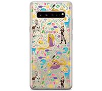 ERT GROUP Custodia per Samsung S10 5G Originale e Ufficiale Disney Fantasia The Princesses 001 perfettamente adattata alla forma del telefono cellulare, parzialmente trasparente