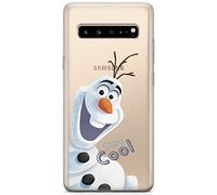 ERT GROUP Custodia per Samsung S10 5G Originale e Ufficiale Disney Frozen 001 si adatta perfettamente alla forma del telefono cellulare, parzialmente trasparente