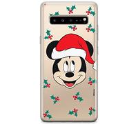 ERT GROUP Custodia per Samsung S10 5G Originale e Ufficiale Disney Pattern Winter 040 perfettamente adattabile alla forma del telefono cellulare, parzialmente trasparente
