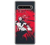 ERT GROUP Custodia per Samsung S10 5G Originale e Ufficiale Marvel Modello Black Widow 005 Perfettamente adattata alla forma del telefono Custodia in TPU