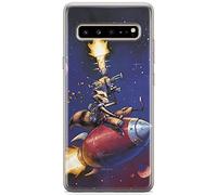 ERT GROUP Custodia per Samsung S10 5G Originale e Ufficiale Marvel Modello Gaurdians of The Galaxy 007 perfettamente adattato alla forma del telefono cellulare Custodia in TPU